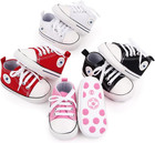 Unisex Baby Girls Boys Canvas High-top Shoes  Newborn Infant Anti-slip Soft Sole
