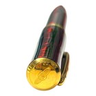 Vintage 1996 Red Marble Ballpoint Pen Germany Zeppelin Museum Commemorative