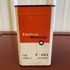 Nos Box  10  Condenser Delco Remy F-201 For 1957 - 1963 Ford Lincoln Mercury V8