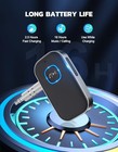  Bluetooth Receiver For Car  Noise Cancelling 3 5mm Aux Bluetooth Car Dark Gray
