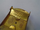 Vtg Brass Belt Buckle - Us Army Armored Cavalry Cross Sabers Tank Insignia Usa