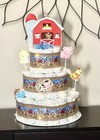 3 Tier Farm Diaper Cake Baby Shower Boy With Fairy Light