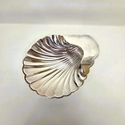 International Silver Shell Dish Nut Candy Scallop 394 Silverplated 6 X 5 Vintage