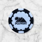 Blades Brown Signed Autographed American Express Poker Chip Pga Tour