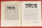 Toys 1992 Original Movie Press Kit   6 Photos Robin Williams Barry Levinson