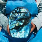 4 48lb Natural Gorgeous Labradorite Quartz Crystal Stone Specimen Healing