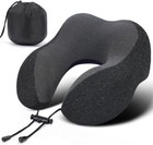 Memory Foam U-shaped Travel Pillow Neck Support Head Rest Car Plane Soft Cushion