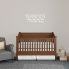 Before I Formed You Wall Decal - Baby  Nursery  Kids  Newborn  Wall Art  Decor