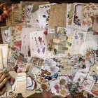 400 Pcs Vintage Journaling Supplies Scrapbook Paper For Junk Journals Planner