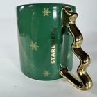 Starbucks Christmas Tree Collectible Holiday Green Gold Handle 2025 Mug Rare New
