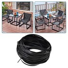  Wicker Repair Kit  230ft 70m Synthetic Rattan Repair Material Black Stripes