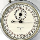 Vintage Jules Racine Gallet Stopwatch Pocket Watch Timer 7j Hand Wind 1940s
