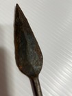 Antique  Metal Spear And Shaft Hand Made African 