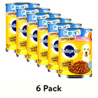 Pedigree Chopped Ground Dinner Chicken   Beef Wet Dog Food  13 2 Oz Cans 6 Pack