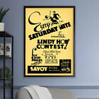 Savoy Jazz Poster - Lindy Hop Contest - Harlem - New York - 1930s-40s