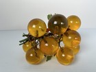 60 s Mid Century Yellow Amber Lucite Grapes Cluster Mcm Vintage Large Grape