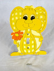 Vtg 70s Light Switch Cover Plate Mod Mouse Holding Daisy  6 5x8 