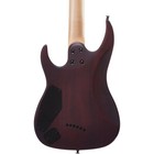 Mitchell Mm100 Mini Double Cutaway Electric Guitar Walnut Stain