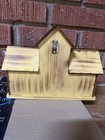 Bird House 1 4 Inch Wood With Hanger  Rustic Appearance Six Entrances Nature 