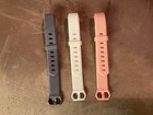 Replacement Classic Silicone Wristbands Lot Of 3 For Fitbit Alta Hr-new