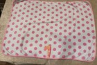 Garanimals White Pink Polka Dot Giraffe Baby Security Blanket Lovey