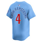 Nwt Men s Pete Crow-armstrong Blues Alternate Limited Jersey  4 Stitched