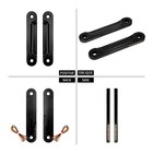 Led Front Flush Fork Black Turn Signal Running Bracket Light Fit For Harley Flht