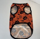 Halloween T Shirt Vest Pet Clothing Orange And Black Dog cat Nwot