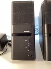 Bose Media Mate Computer Speakers Black Pair With Ac Power Cord Tested Works