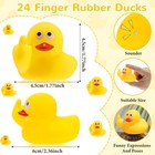 24 Pcs Middle Finger Rubber Ducks  1 97 Inch Small Rubber Duck The Finger  Fu   