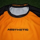 Aesthetic Fluro Rashguard Shirt Neon Orange Jiu-jitsu Mma T Mens Medium