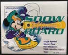Dis275 St vincent Grenadines Mnh Disney Cartoon Animation Minnie Snow Board