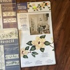 Plaid Stencil Decor Wall   Border For Murals Garden Maritime Ivy Magnolia Rose