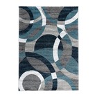 Rugshop Area Rug Modern Circles Rugs For Living Room Bedroom Rugs Kitchen Rugs
