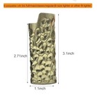 Heavy Lighter Case Cover Holder Sleeve Pouches Metal Crater Pattern Golden