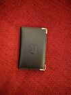 Cartier Cardholder Wallet Black Leather   New  collectible Promotional Ad Gift