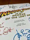 Indiana Jones And The Raiders Of The Lost Ark Script- Signed- Autograph Reprints