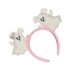 Disney Parks Halloween Ghost Mickey And Minnie Mouse Ear Headband New