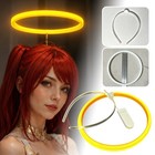 Angel Halo Headband Led Neon Glow Halo Kids Adult Halloween Party Fancy Cosplay