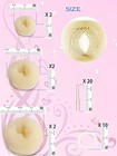 Hair Bun Maker  37 Count  3 5 Inches Large  3 Inches Medium  2 Inches Small     