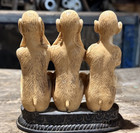 3 Wise Monkeys See Hear Speak No Evil Statue