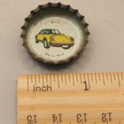 Porsche Carrera Supercar Crown Cap Bottle Cap Coca Cola Vintage Japan Za176
