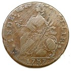 1787 M 34-ff 1 R-5 Etlir Draped Bust Left Connecticut Colonial Copper Coin