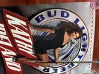 Vintage 1993 Kathy Ireland Bud Light Beer Poster Sexy Girl Man Cave Decor