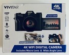 Vivitar Vecxx101 4k 20mp Wifi Digital Camera New Open Box 2 Lenses No Manual