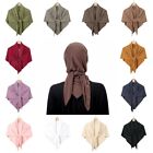 Triangle Jersey Hijab Scarf Women Muslim Shawls Headscarf Islamic Turban Soft