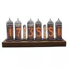 Diy Kit New 6 Bit Nixie Tube Clock In-14 Pcba Digital In14 Walnut Wood no Tubes