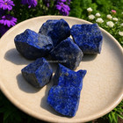 3pcs Rough Lapis Lazuli Raw Natural Stone Crystal Energy  Healing Rocks Gift