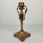 Tall Brass Candlestick Candle Holder Hollywood Regency 14 5  For Mantel