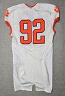 Clemson Tigers Football Jersey Mens 42 L White Game Worn Team Issued Nike  92